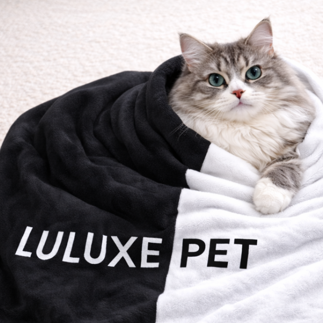 Athleisure Essentials Pet Blanket Black + White
