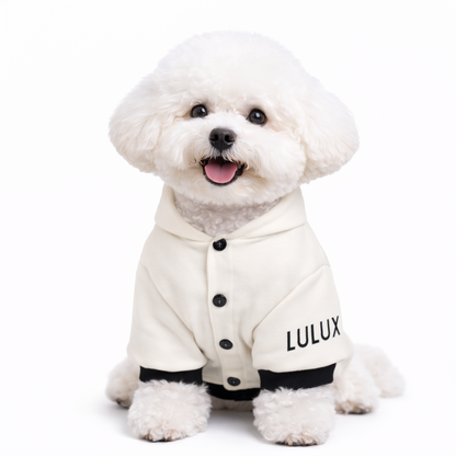 Athleisure Essentials Dog Hoodie Creamy Beige