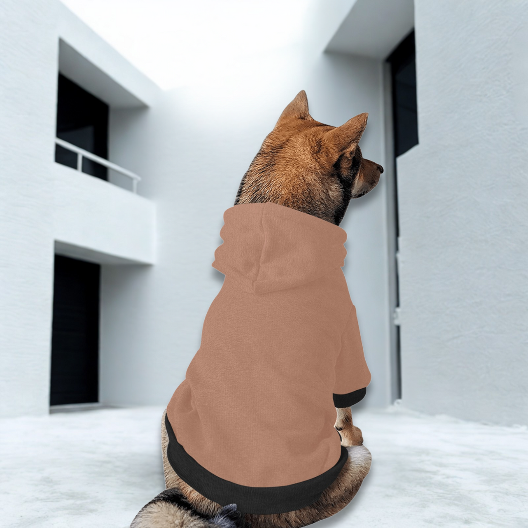 Athleisure Essentials Dog Hoodie Bronzed Brown