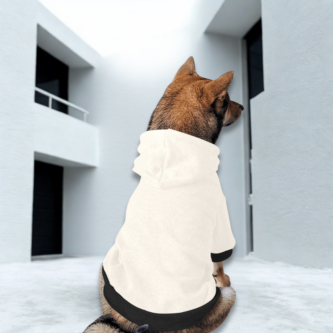 Athleisure Essentials Dog Hoodie Creamy Beige