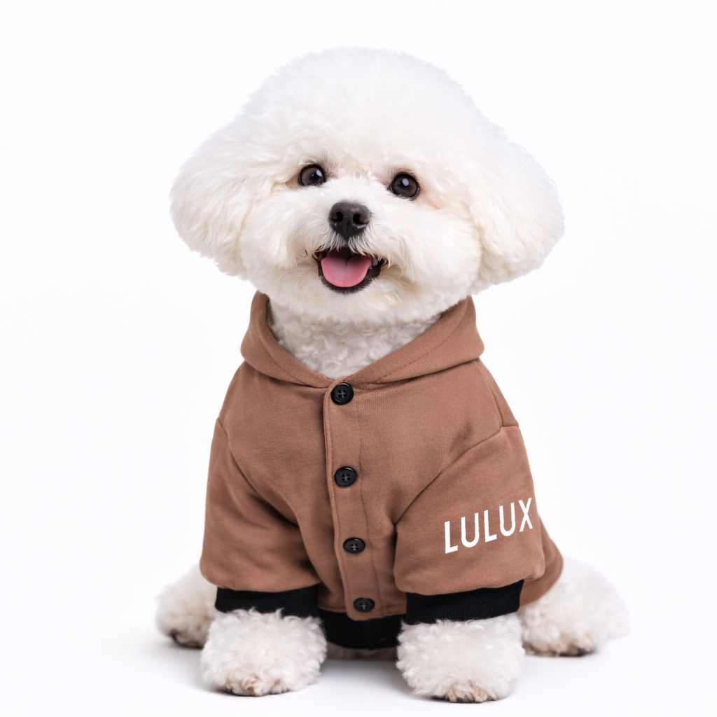 Athleisure Essentials Dog Hoodie Bronzed Brown