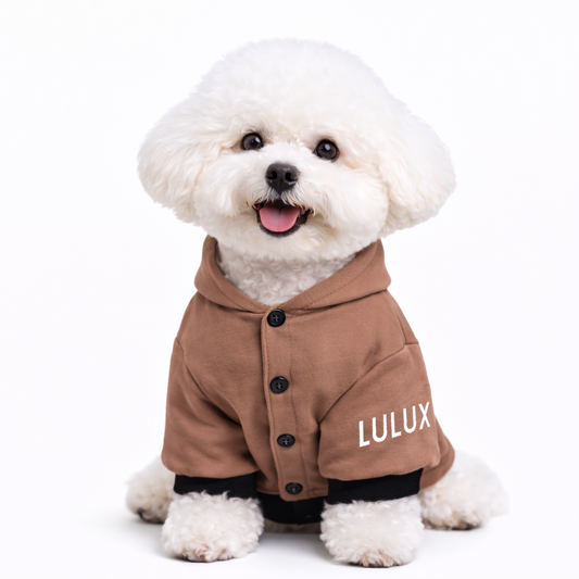 Athleisure Essentials Dog Hoodie Bronzed Brown