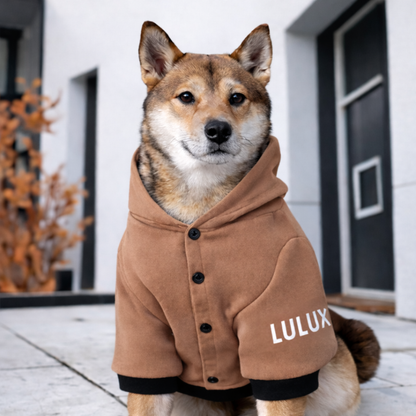 Athleisure Essentials Dog Hoodie Bronzed Brown