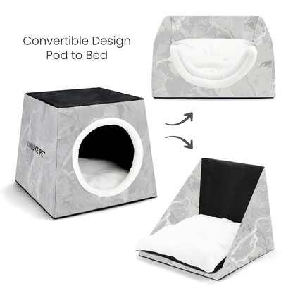 Athleisure Essentials Pet Sleep Pod Luna Marble