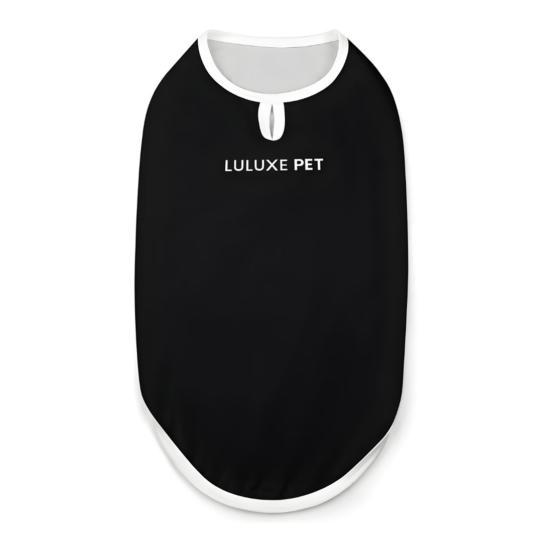 Athleisure Essentials Pet Sleeveless Black + White