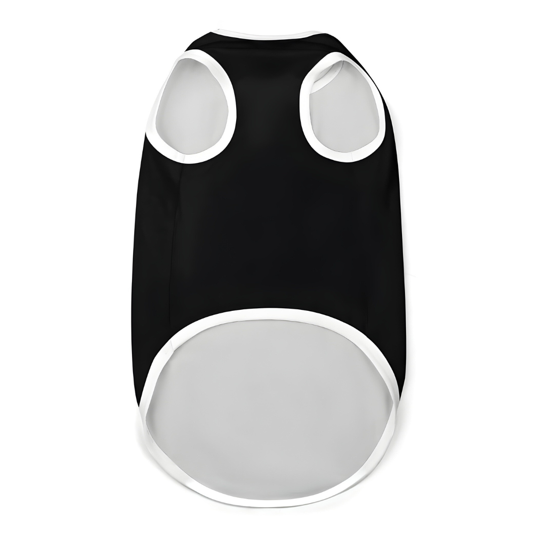 Athleisure Essentials Pet Sleeveless Black + White