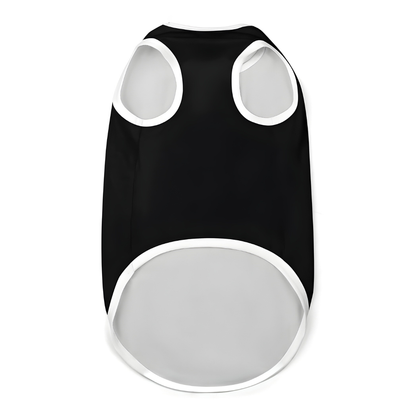 Athleisure Essentials Pet Sleeveless Black + White