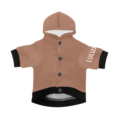 Athleisure Essentials Dog Hoodie Bronzed Brown