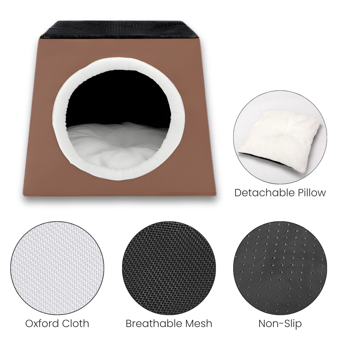Athleisure Essentials Pet Sleep Pod Bronzed Brown