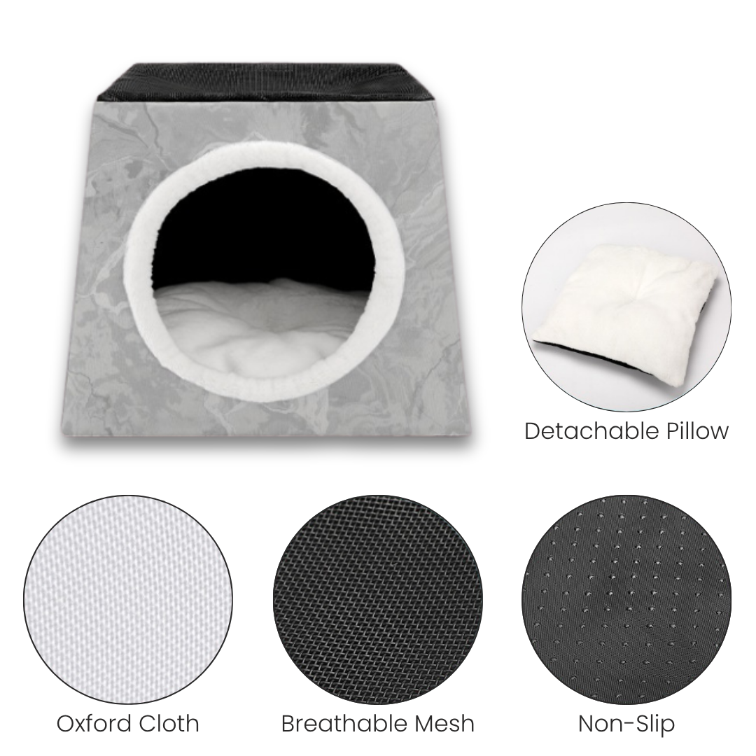Athleisure Essentials Pet Sleep Pod Luna Marble