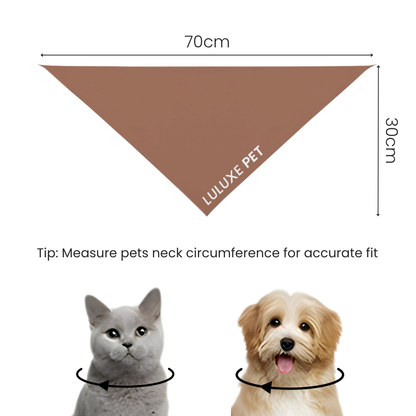 Athleisure Essentials Pet Scarf Bronzed Brown