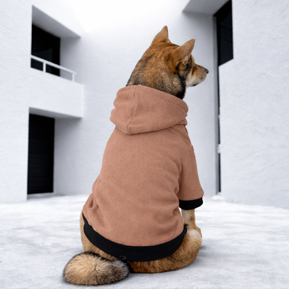 Athleisure Essentials Dog Hoodie Bronzed Brown
