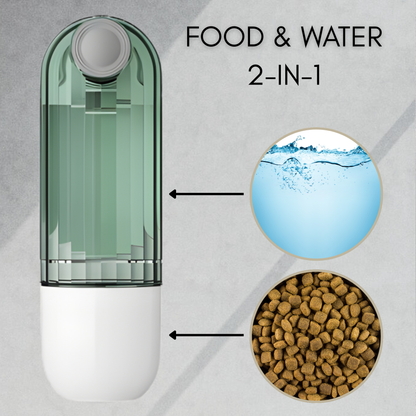 Pet Bottle Water & Food Indi Sage