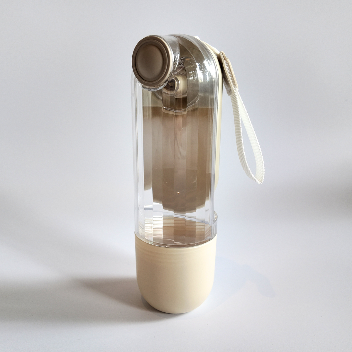 Pet Bottle Water & Food Creamy Beige