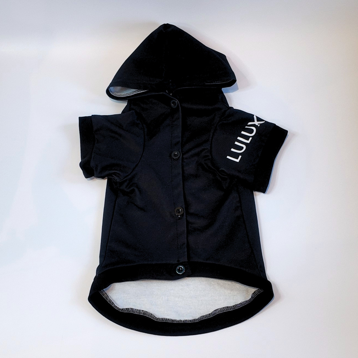 Athleisure Essentials Dog Hoodie Black + White