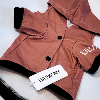Athleisure Essentials Dog Hoodie Bronzed Brown