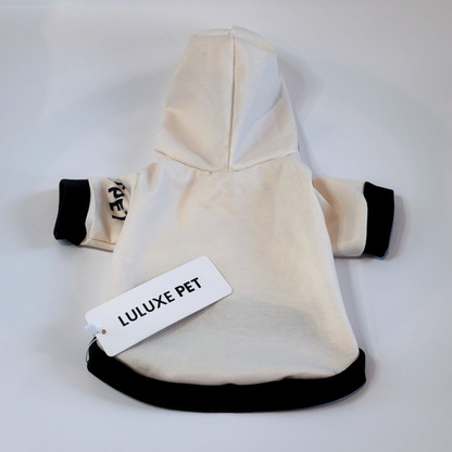 Athleisure Essentials Dog Hoodie Creamy Beige
