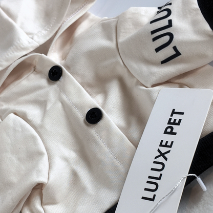 Athleisure Essentials Dog Hoodie Creamy Beige
