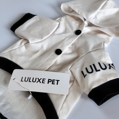 Athleisure Essentials Dog Hoodie Creamy Beige