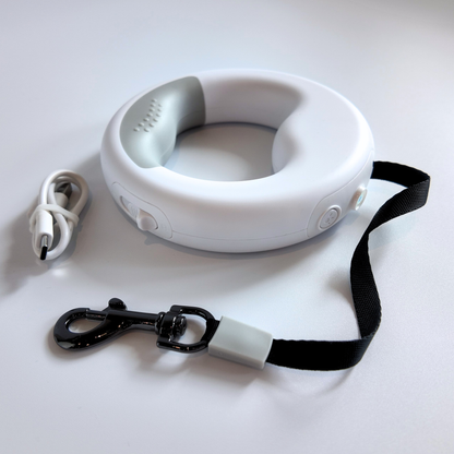 LED USB Rechargeable Retractable Dog Leash