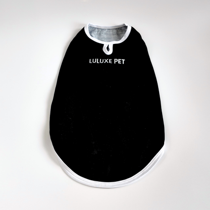 Athleisure Essentials Pet Sleeveless Black + White
